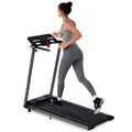 Folding Treadmills Walking Pad for Home Office, 2.5HP Treadmill with Incline Bluetooth Speaker 7.5MPH 265LBS Capacity Treadmill for Running